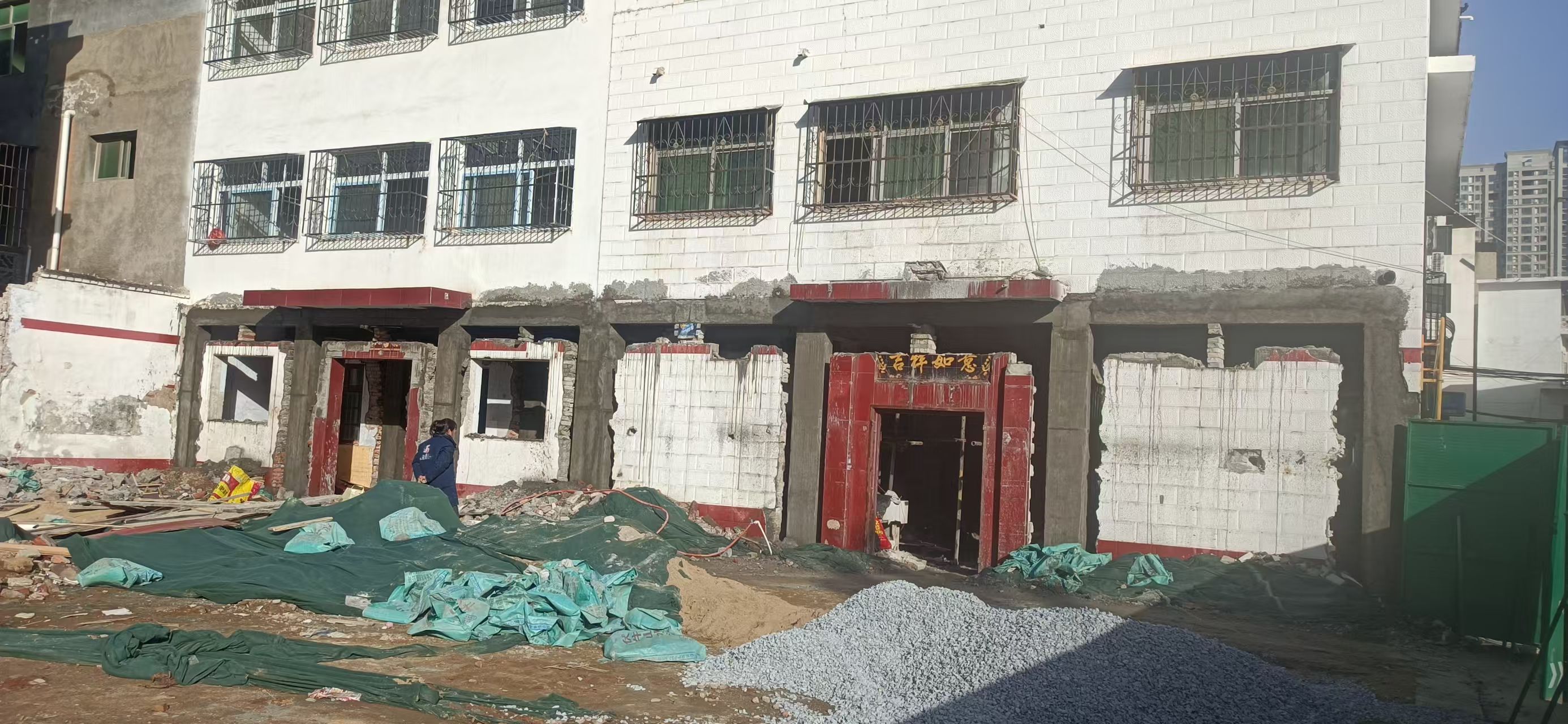 眉山市房屋改框架危房加固 - 方案